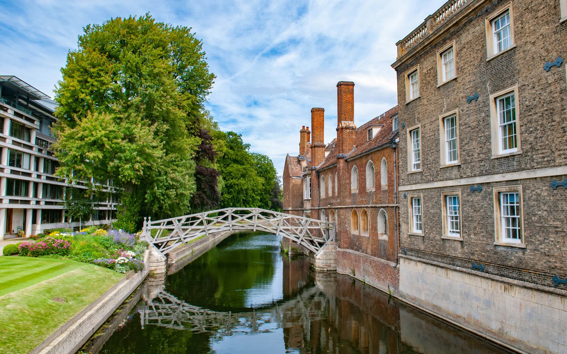 The Mathematical Bridge over the River Cam at Queens' College, Cambridge